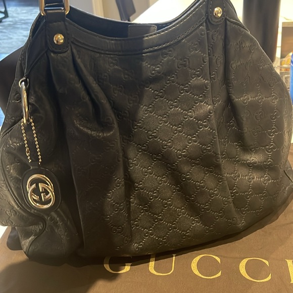 Gucci suckey tote leather bag - Picture 4 of 8